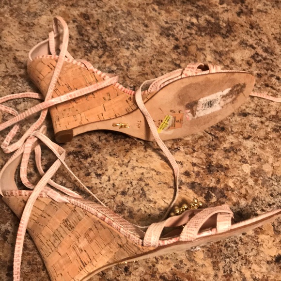 J Vincent Wrap ankle heels - Picture 2 of 3